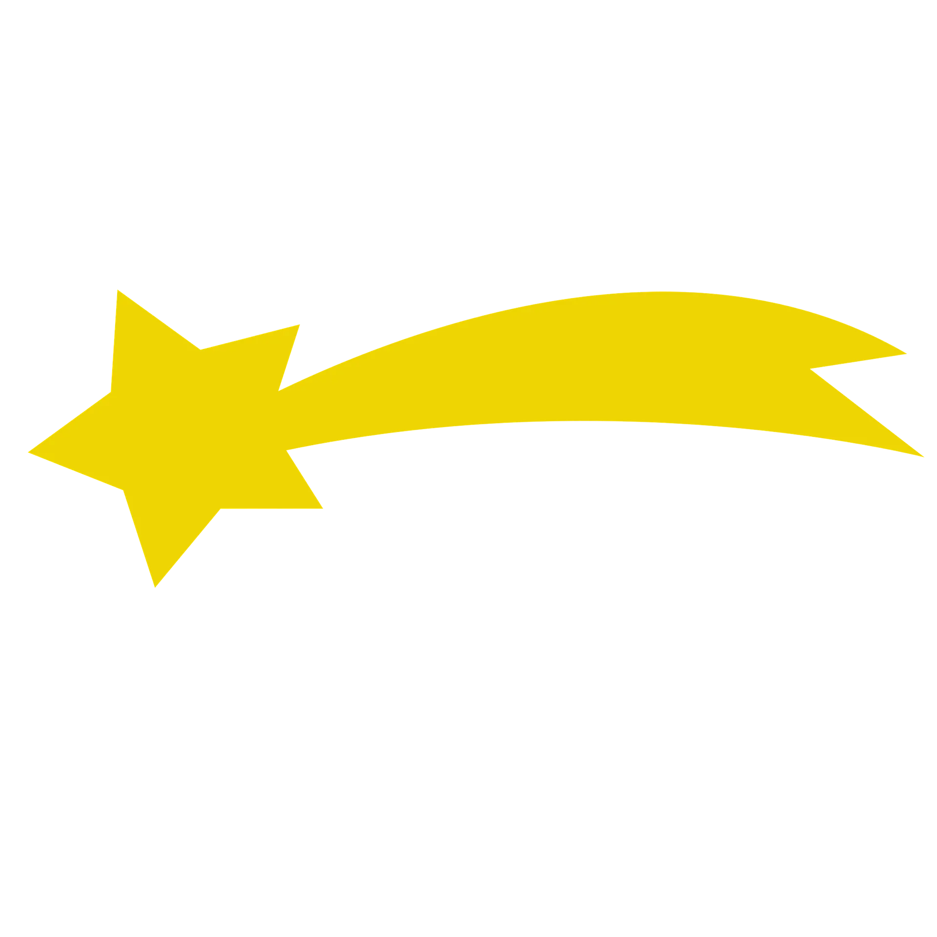 Star Comet Yellow royalty-free stock illustration. Free for use & download
